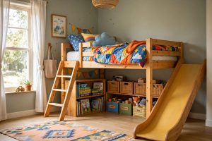 Kids Loft Bed With Slide for Fun Bedroom: A Parent’s Guide