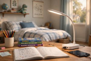 Kids Desk Lamp with USB Port for Homework: A Parent’s Guide