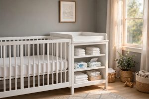 A Nursery Crib with Changing Table Attached: What Parents Should Know Before They Buy