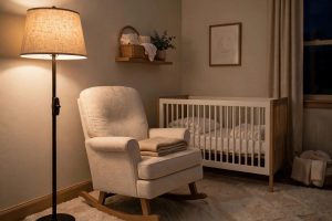 A Nursery Floor Lamp with Dimmer for Nursing: A Quiet Guide