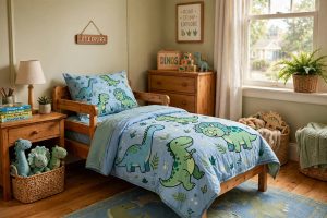 Toddler Bedding Dinosaur Theme for Boys