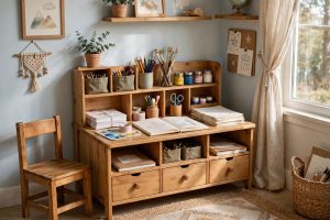 Kids Desk with Storage for Art Supplies: A Simple Guide for Parents