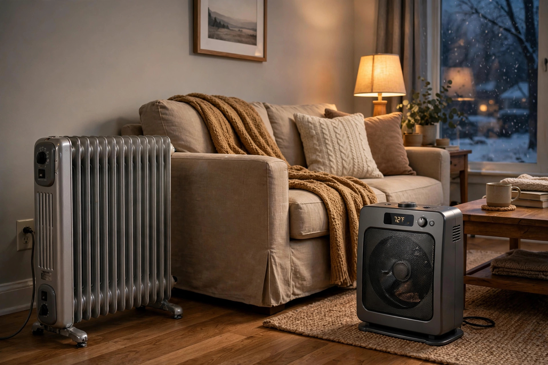 Oil filled radiator vs ceramic heater USA comparison