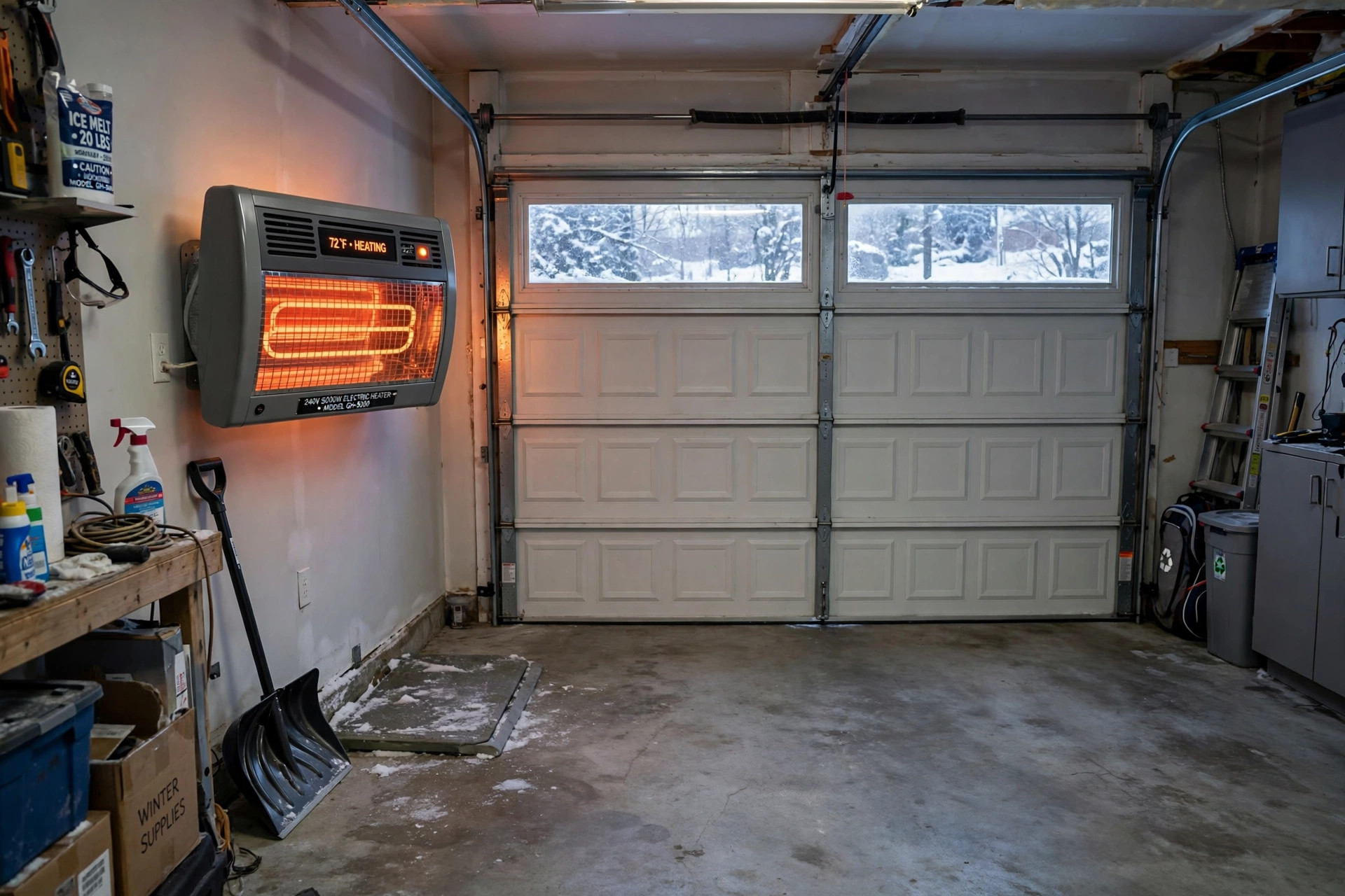 best garage heater for winter reviews usa: Best garage heater for winter warming a two-car American garage