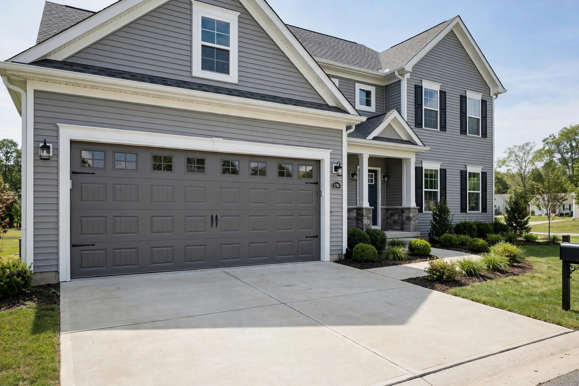 best insulated garage door reviews 2026 usa: Insulated garage door reviews 2026 USA: steel garage door on a home