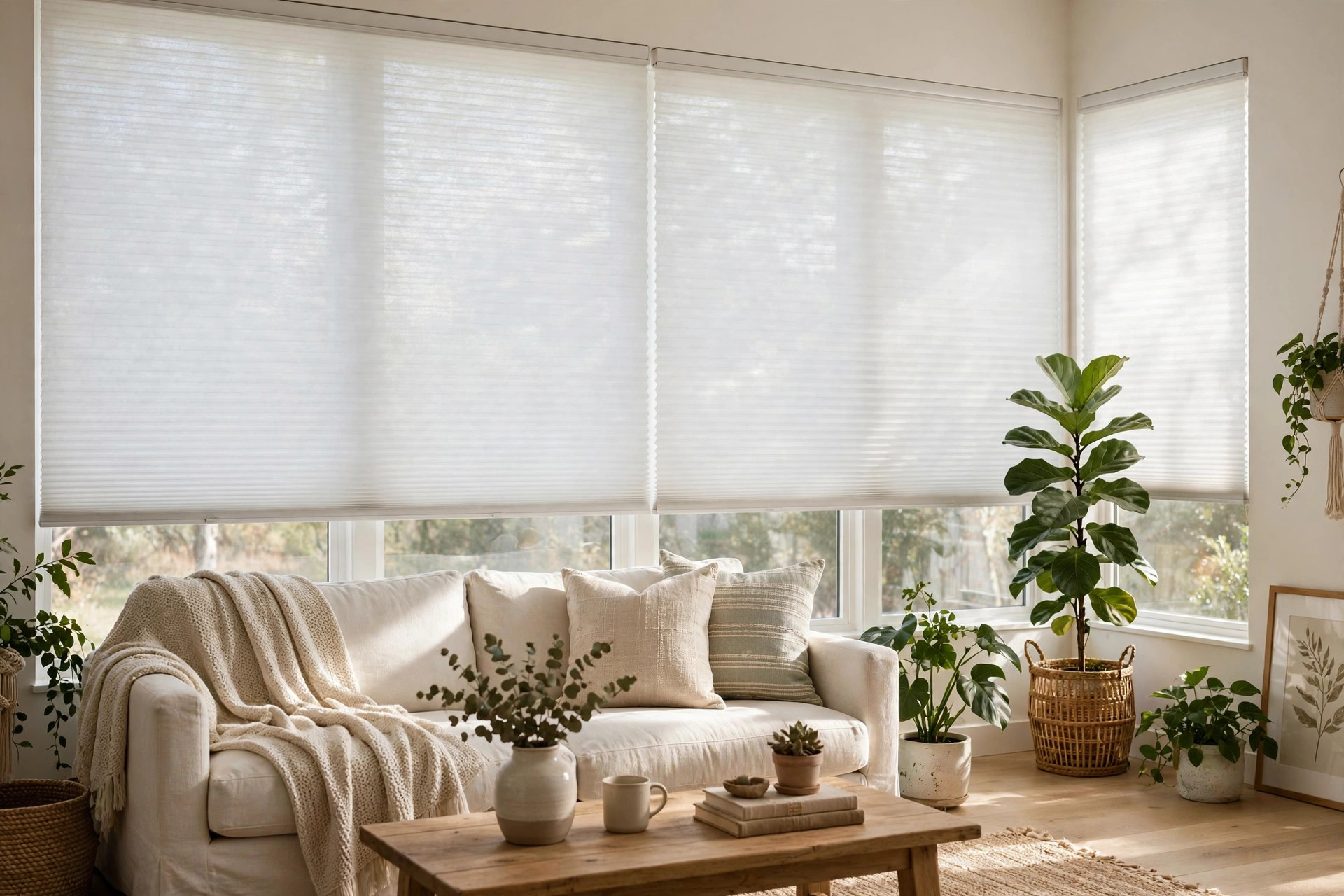 cellular shades for energy efficiency reviews: Cellular shades for energy efficiency on a living room window