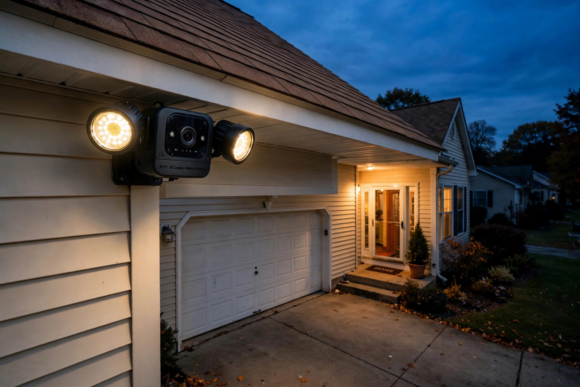 Best security light with camera 2026 usa mounted on a home exterior