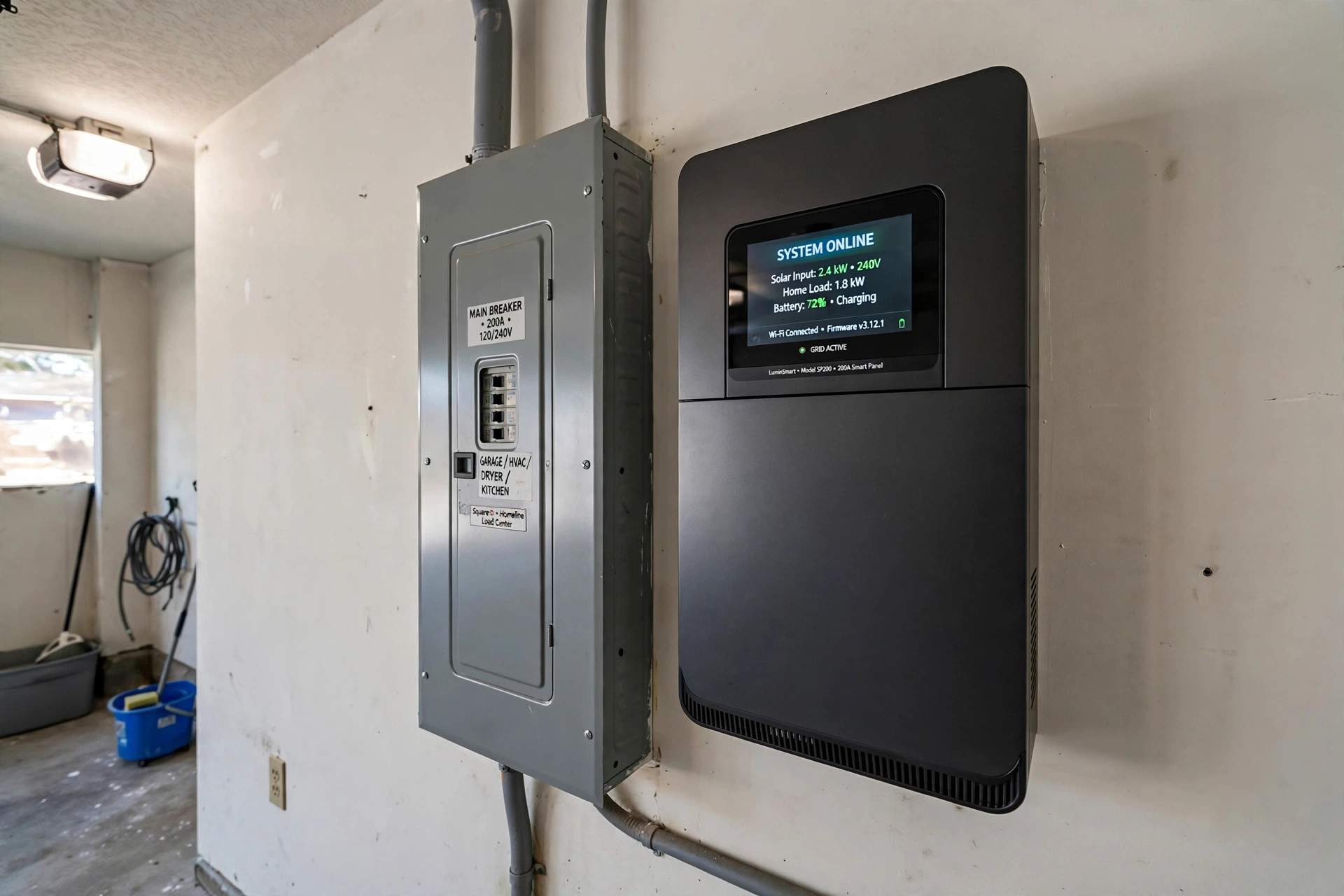 Span panel vs traditional panel cost usa comparison in an American home