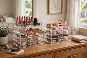 A Guide to Stackable Makeup and Cosmetics Organizers with Free Shipping