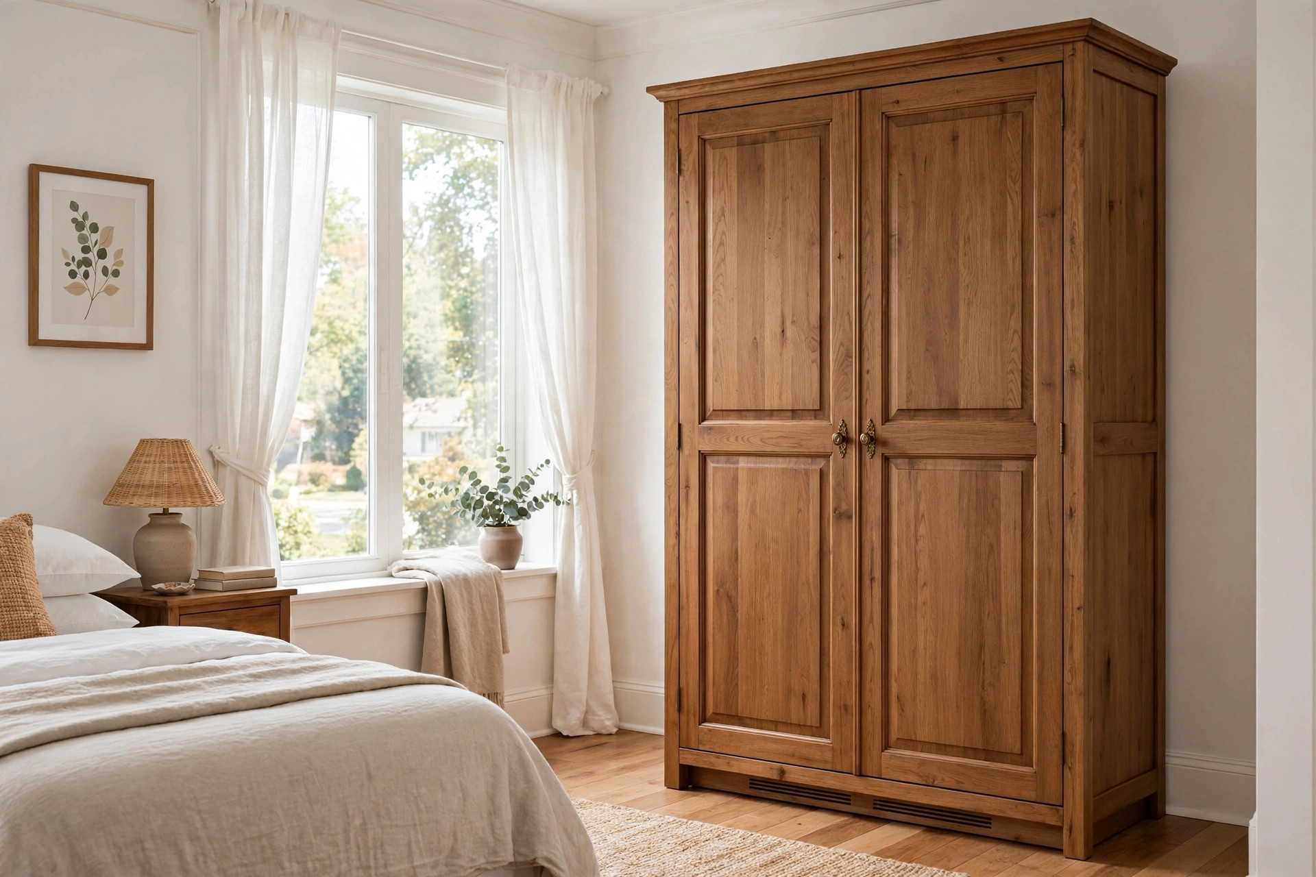 Top rated freestanding wardrobe closets for USA homes in a bright bedroom