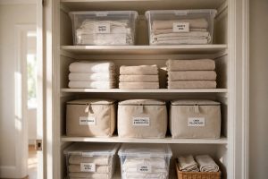 Waterproof Linen Closet Organizers for Texas Homes