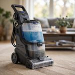 professional grade carpet deep cleaning machines for sale: Professional grade carpet deep cleaning machine on a living room carpet
