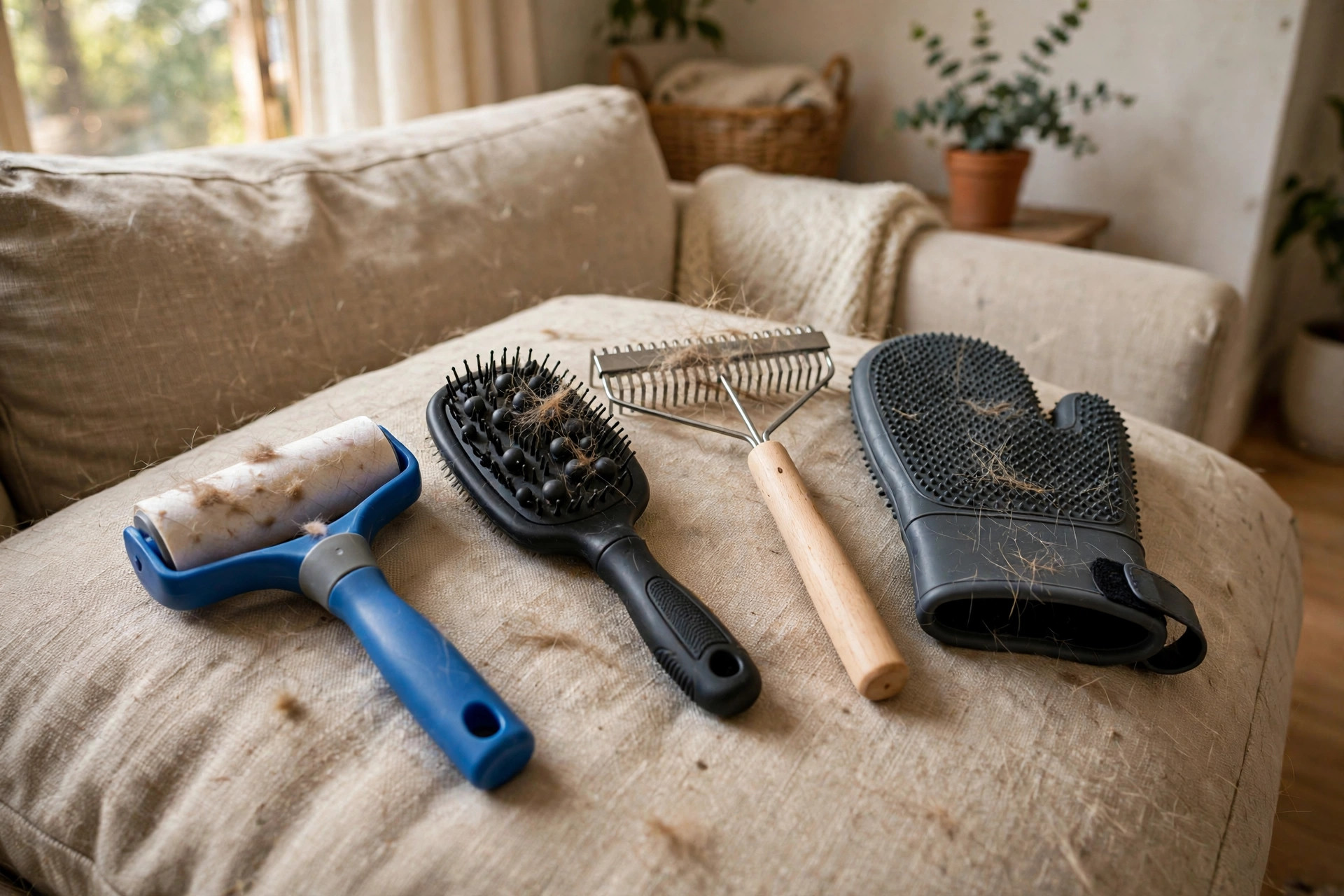 pet hair removal tools reviews and buying guide: Pet hair removal tools buying guide for keeping furniture and clothes fur-free