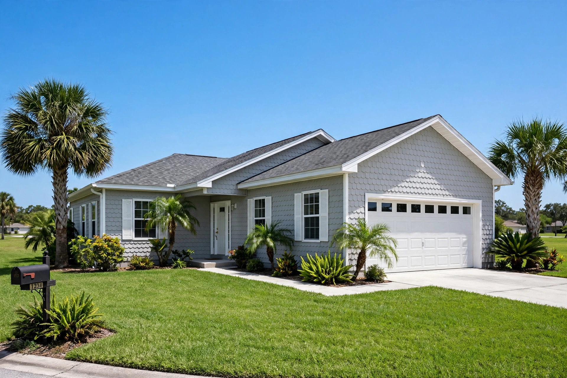 top rated insulated vinyl siding for florida homes: Insulated vinyl siding on a Florida home