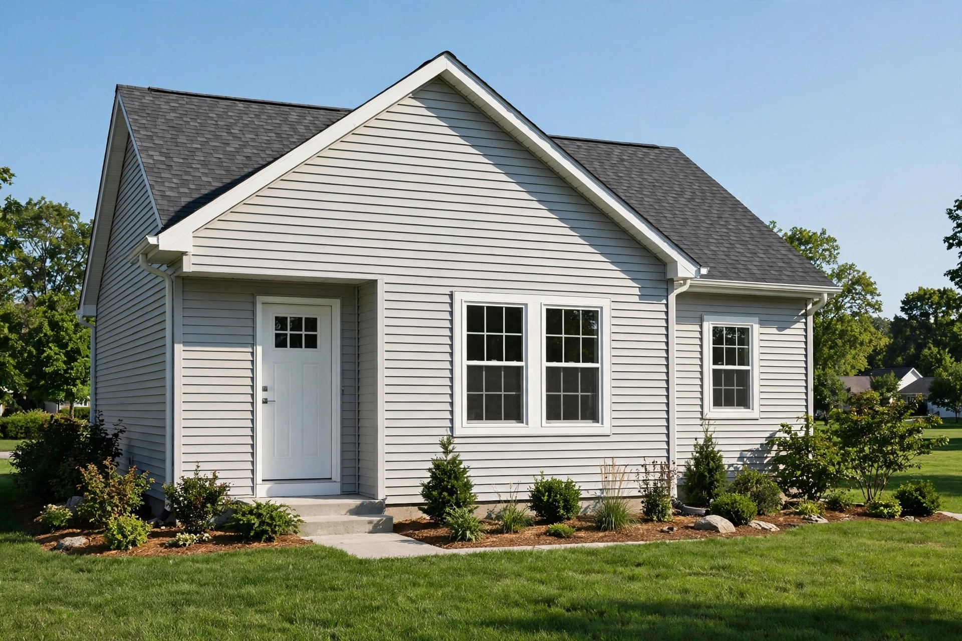 Vinyl siding installed on an American home, a reliable vinyl siding installation in the USA