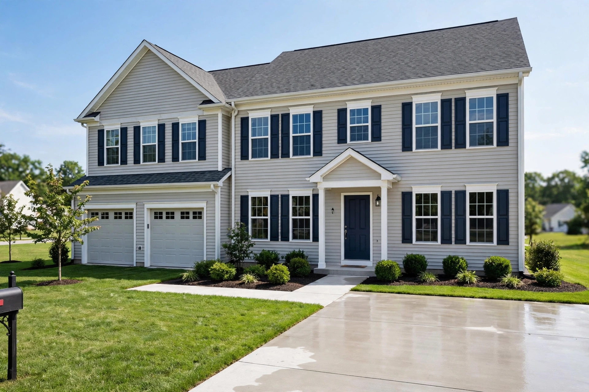 House siding cleaned by the best house power washing services near me