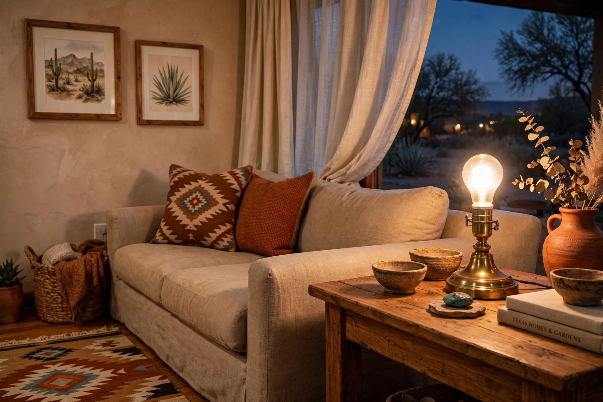 Wifi smart bulbs texas homes usa installed in a warm living room