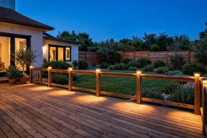 Deck Cap Lights for California Homes in the USA