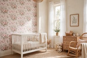 Nursery Wallpaper Ideas for Baby Girls