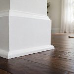 quarter round installation cost near me: Quarter round trim installation cost in a real American living room
