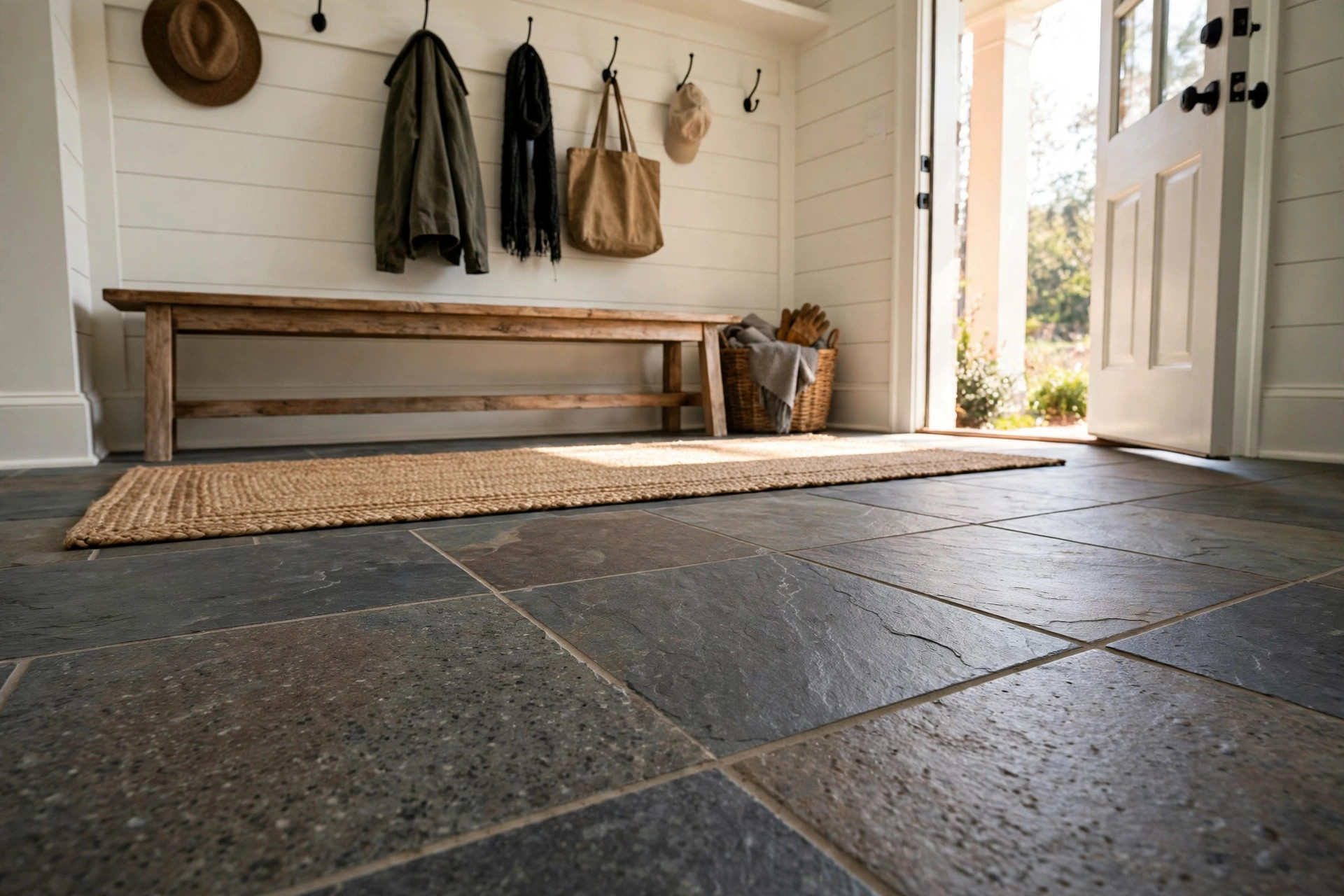 best tile for mudroom floor reviews usa: Best tile for mudroom floor reviews in an American entryway
