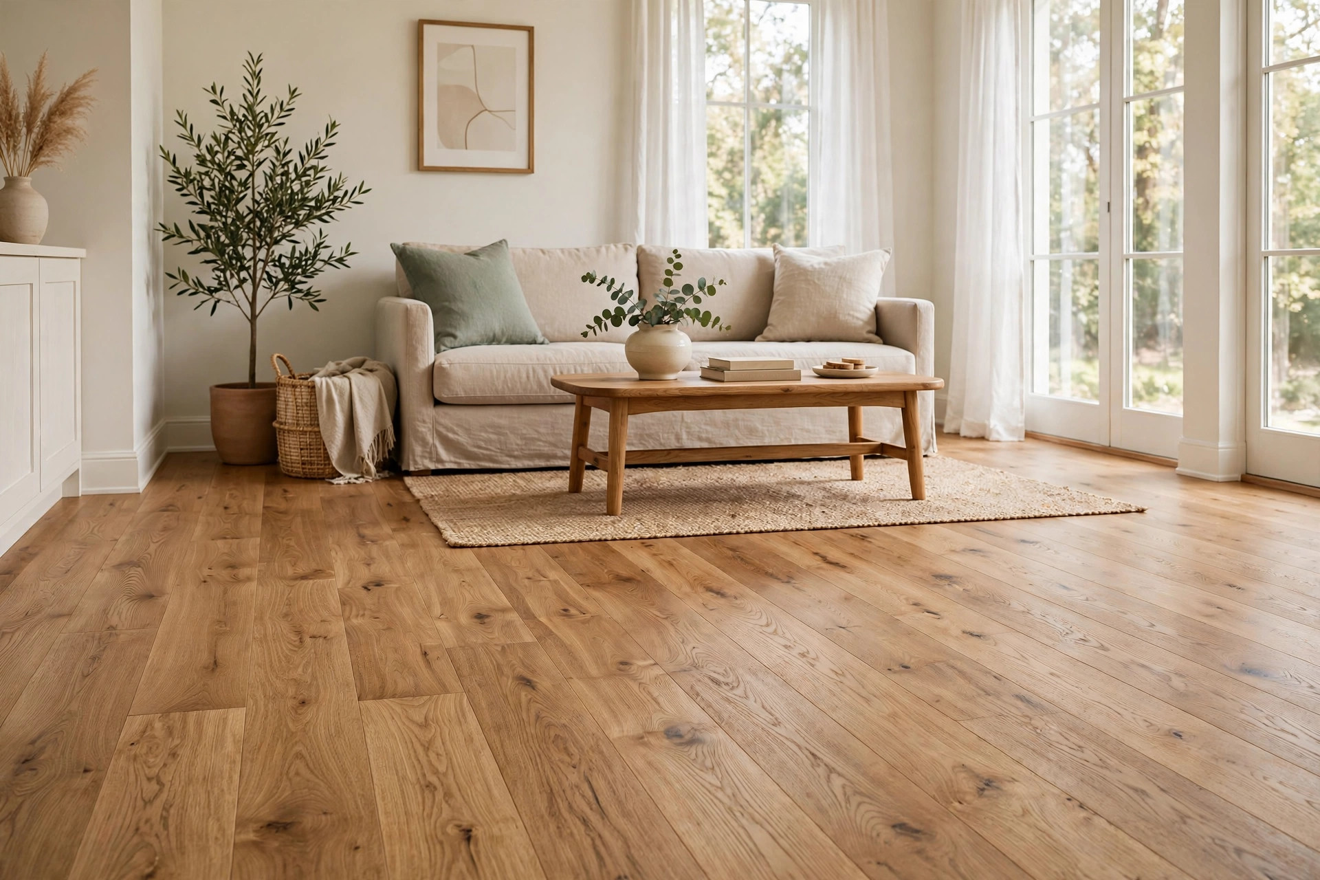 Wide plank hardwood floors cost USA