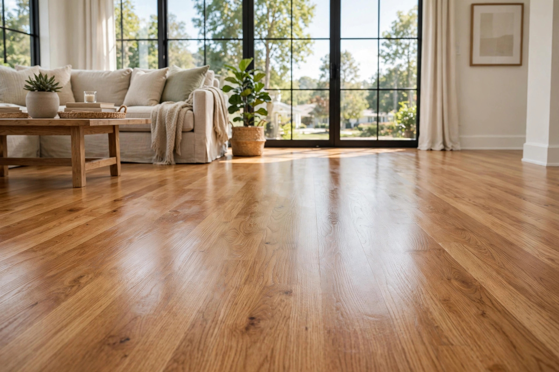 Water based polyurethane for floors reviews — fresh finish on a hardwood floor