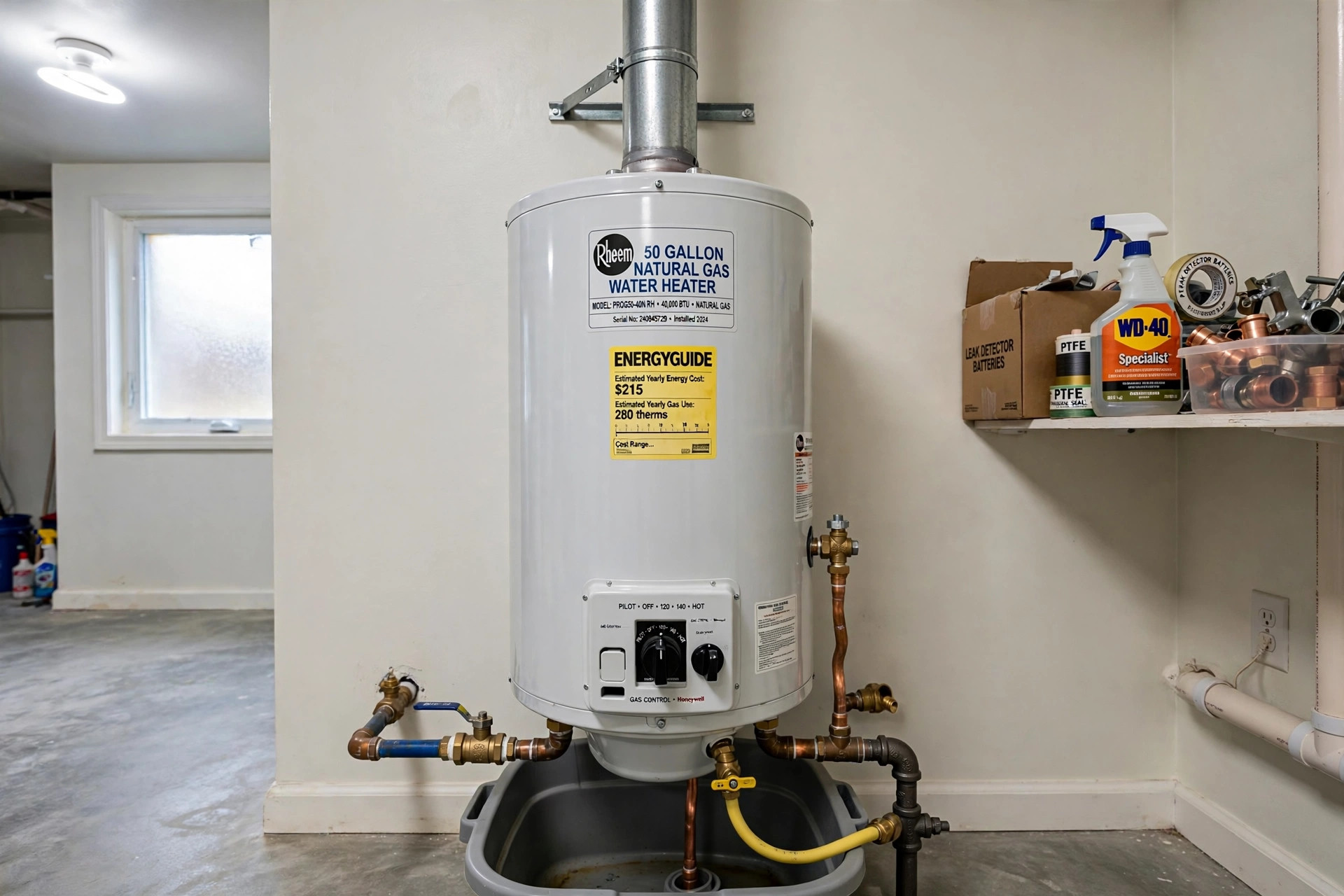 Best 50 gallon gas water heater reviews USA buyer guide