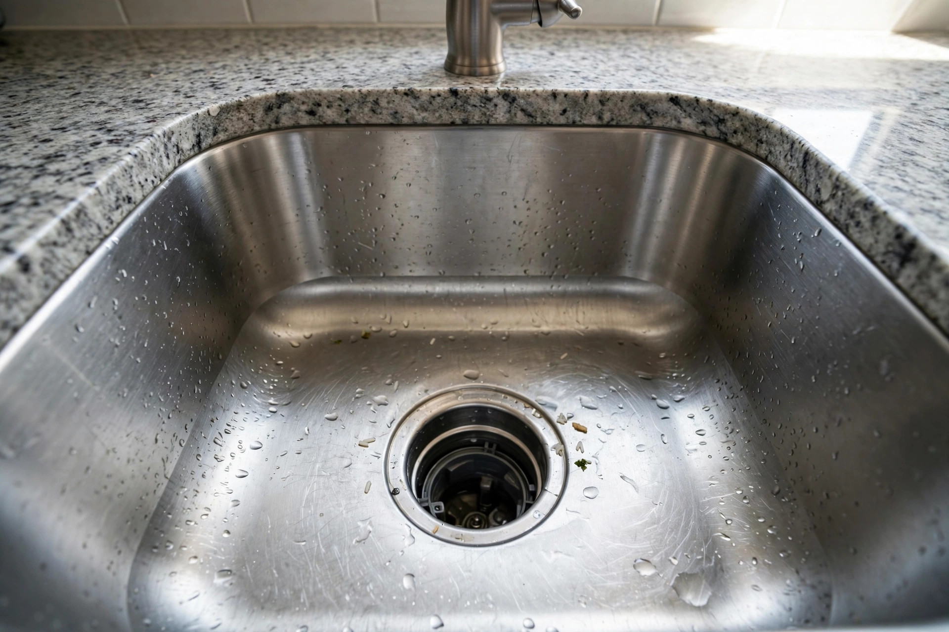 Kitchen sink showing how to unclog garbage disposal safely usa