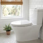 WaterSense toilet rebates near me 2026 — a modern efficient toilet in a clean American bathroom