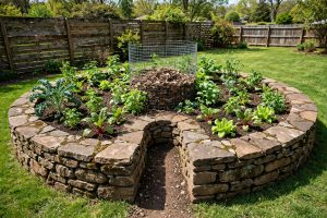 How to Build a Keyhole Garden Bed in Your Own Yard