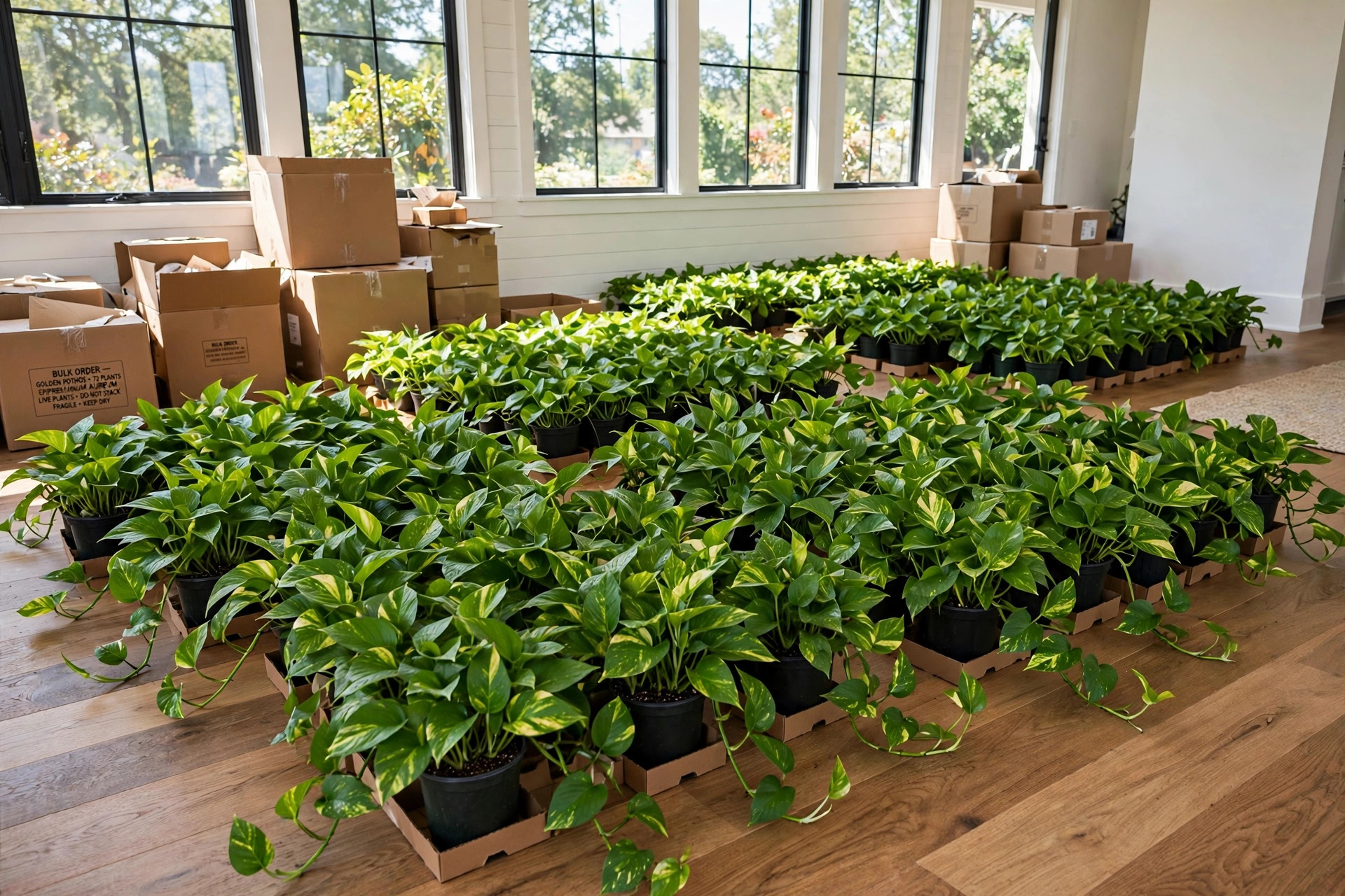 pothos plants bulk where to buy usa: Pothos plants in bulk order in an American home setting