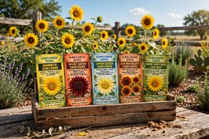 Sunflower Seed Packs for Texas Homes USA