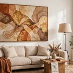 Large framed canvas living room wall art for sale usa