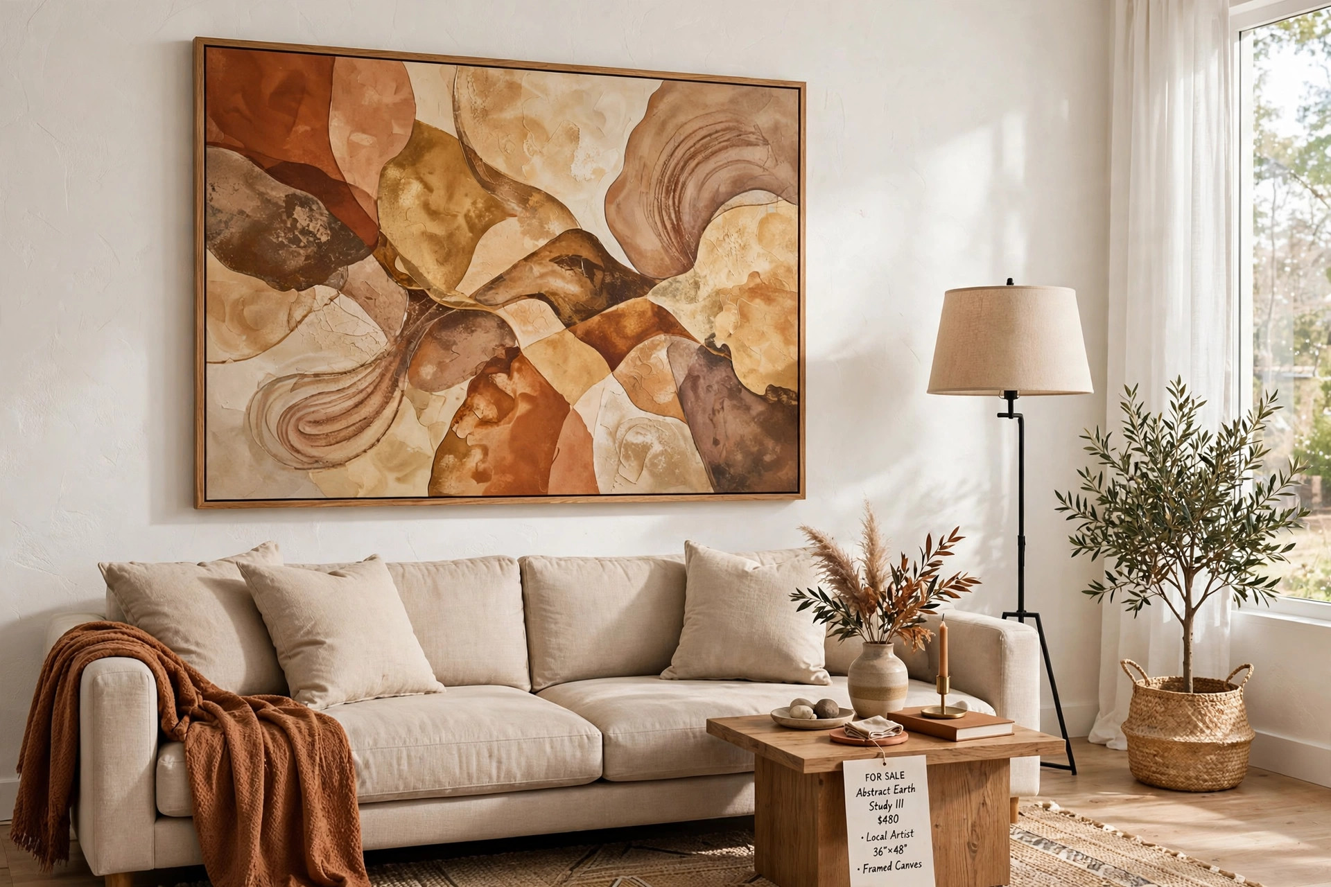 Large framed canvas living room wall art for sale usa