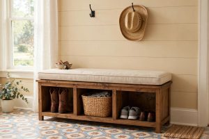 Entryway Storage Benches for Texas Homes