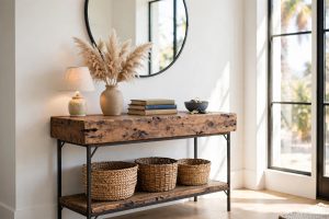 Rustic Console Tables for California Homes