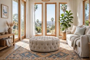 Living Room Ottomans in California Homes: A Complete Guide