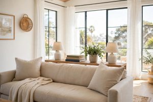 Sofa Console Tables in California Homes: A Plain Guide to Choice and Care