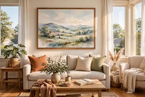 Living Room Wall Art American Homes Guide