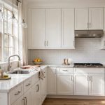 shaker cabinet doors buying guide usa: Shaker cabinet doors in a bright American kitchen