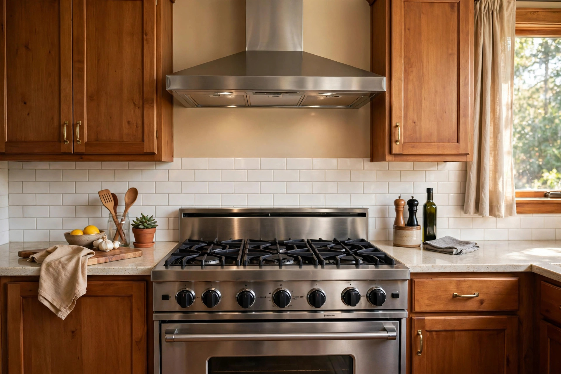 A gas kitchen range in an American kitchen — gas kitchen ranges where to buy usa