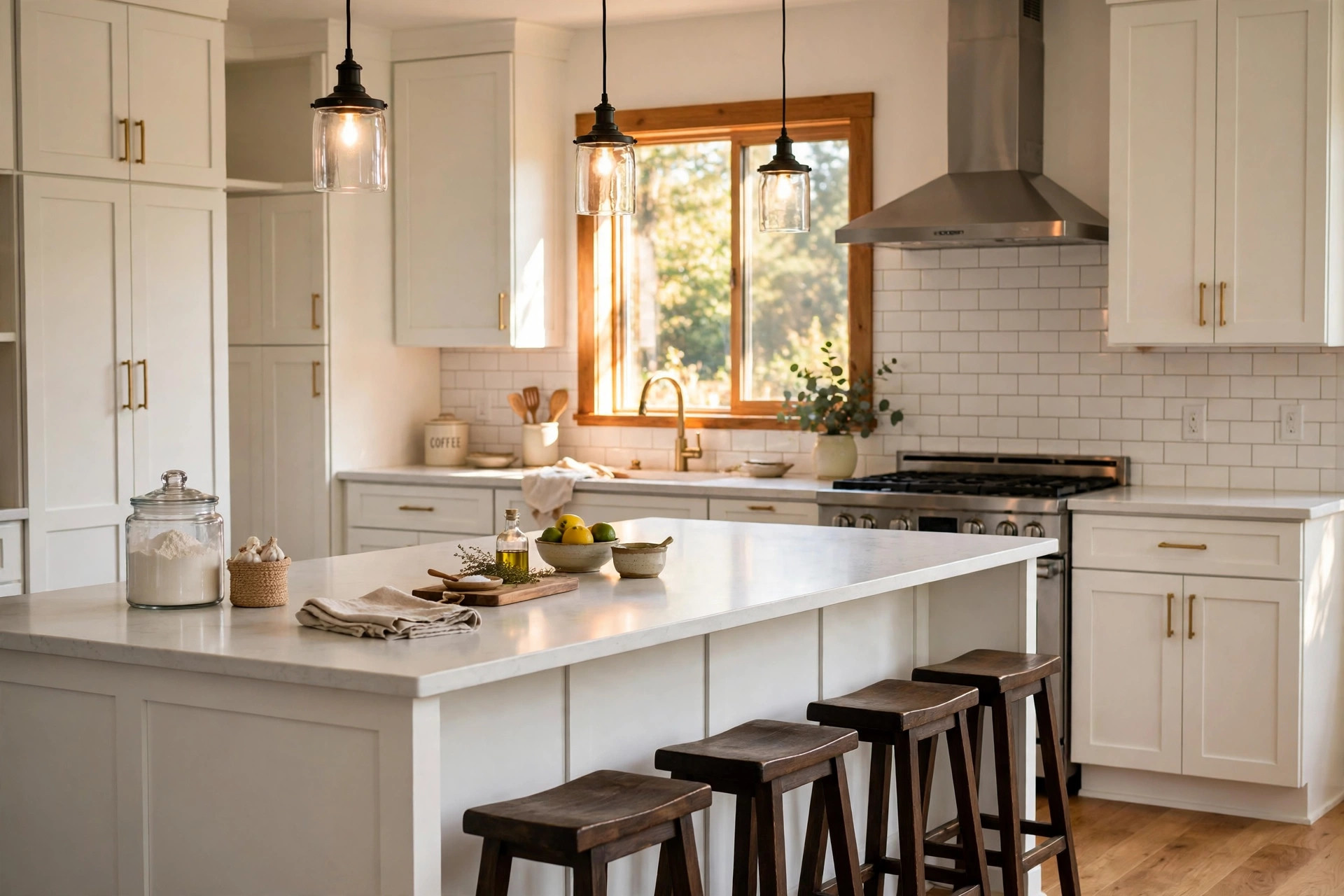 kitchen island seating where to buy usa: Kitchen island with counter stools for kitchen island seating in a home