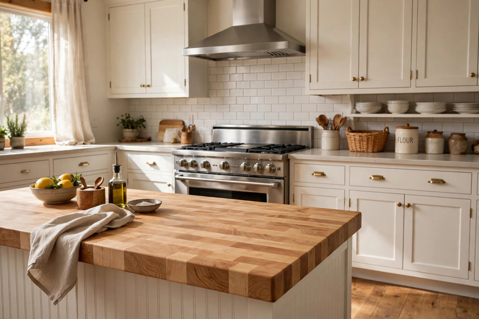 Butcher block countertops texas homes usa in a real kitchen