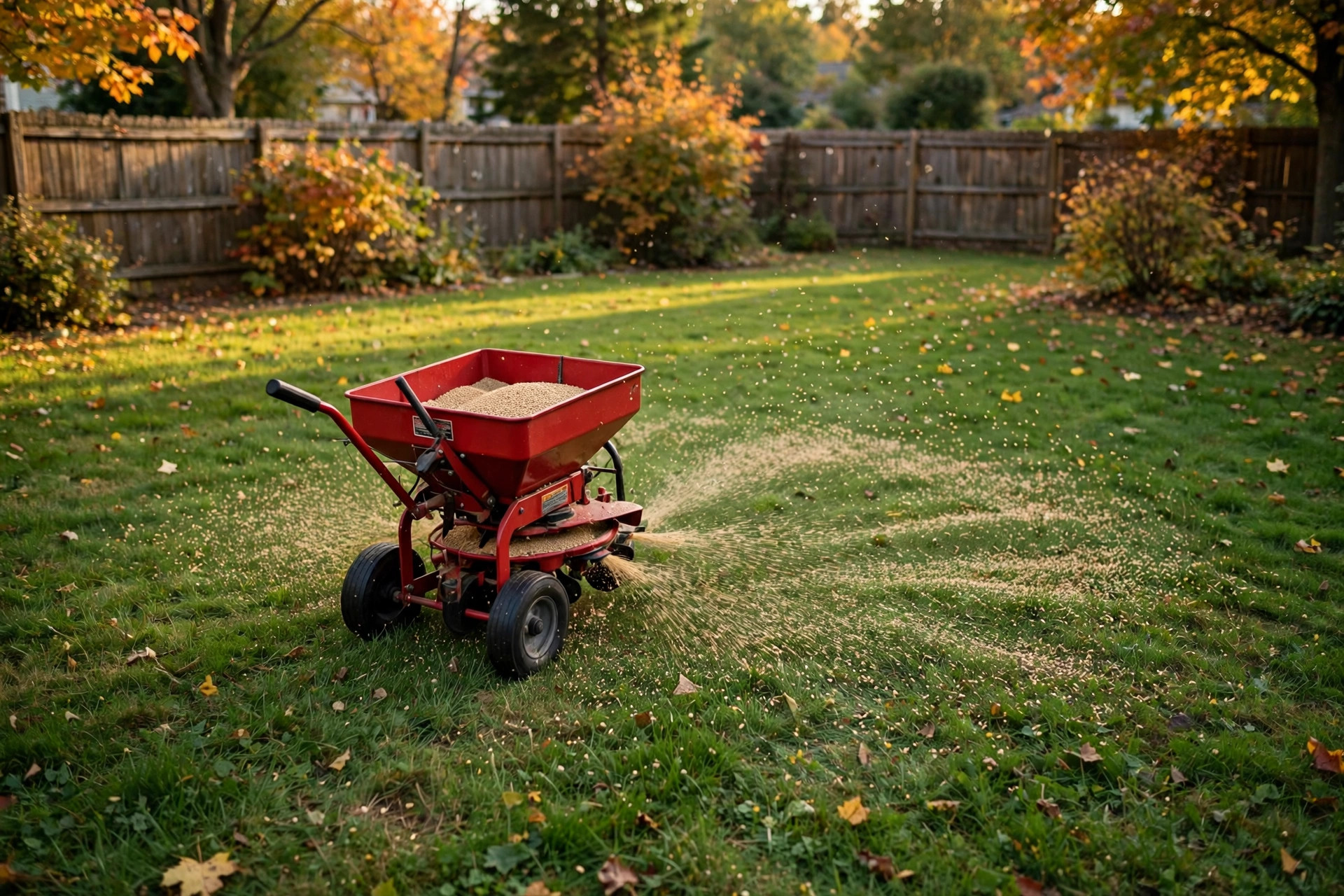 Best grass seed for overseeding fescue spread over a green lawn