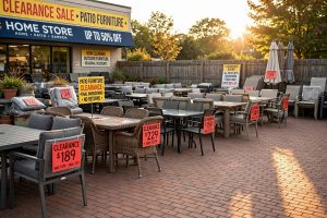 How to Shop a Patio Furniture Sale Near Me Clearance Event