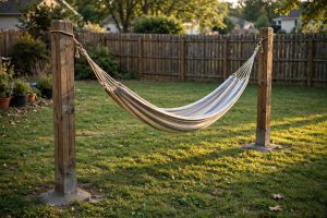 How to Hang a Hammock Without Trees
