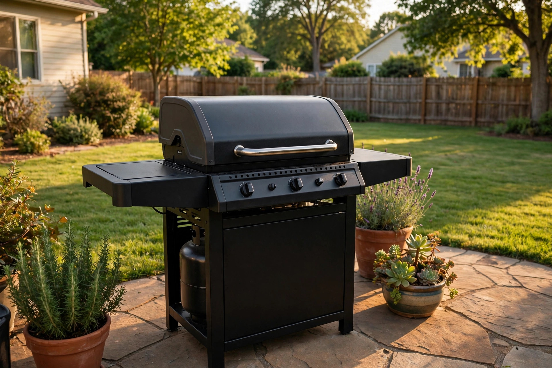 Calm backyard gas grill after learning gas grill flare up causes and fixes