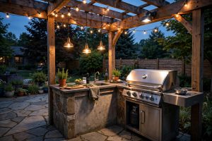 Outdoor Kitchen Lighting Ideas for Grilling
