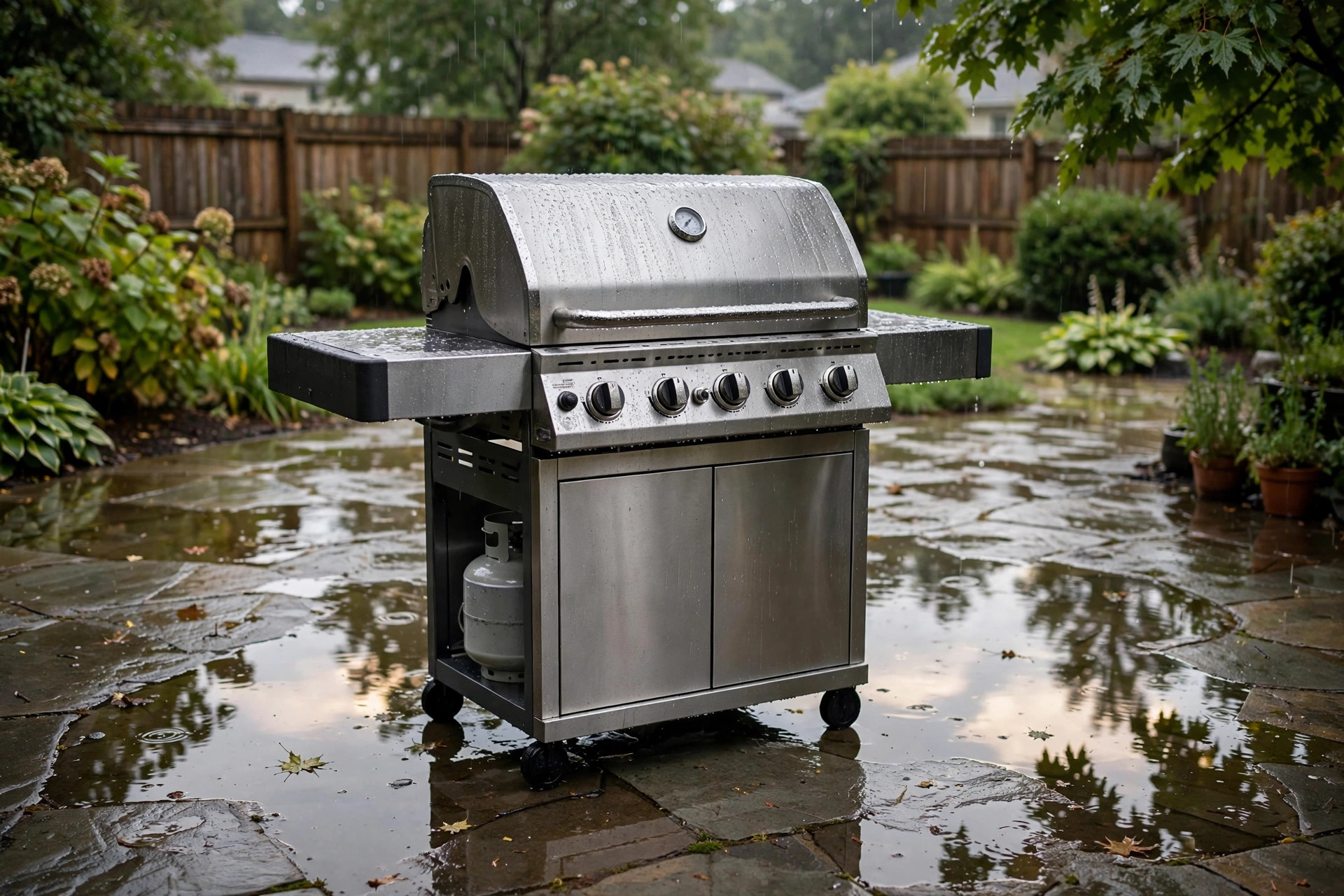 Best outdoor grill for rainy climate on a wet patio